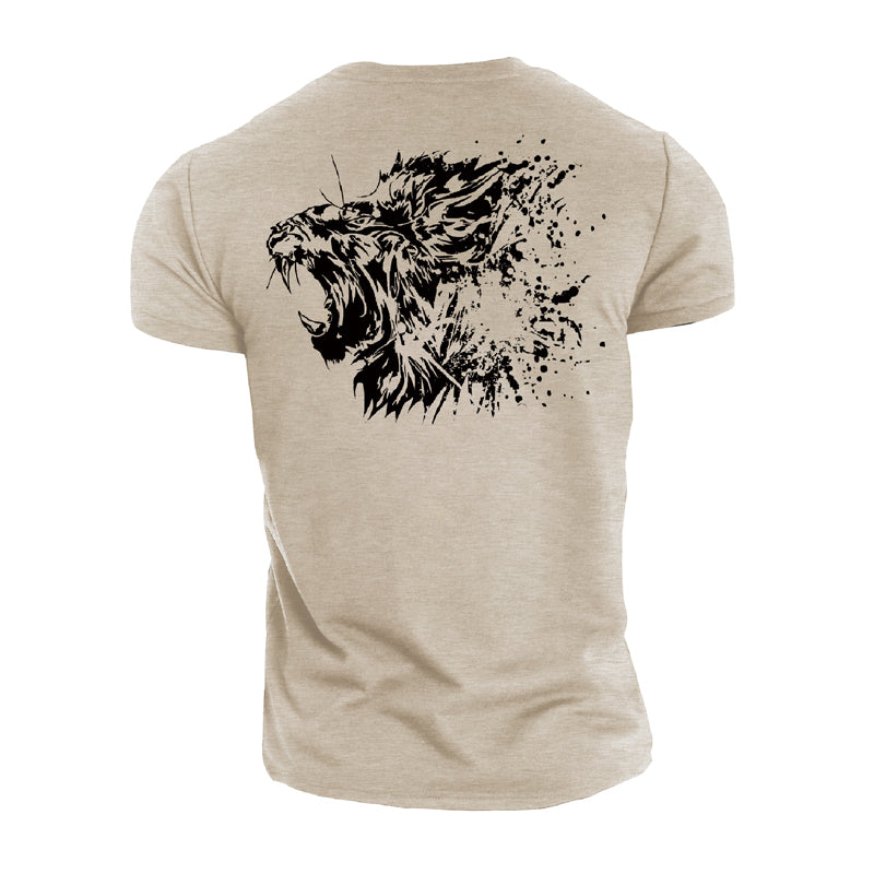 Cotton Lion Men's Gym T-shirts
