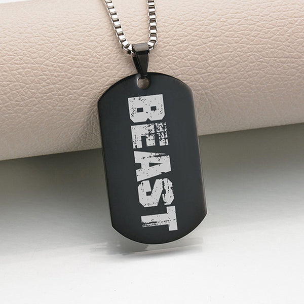Beast Titanium Steel Fitness Jewelry