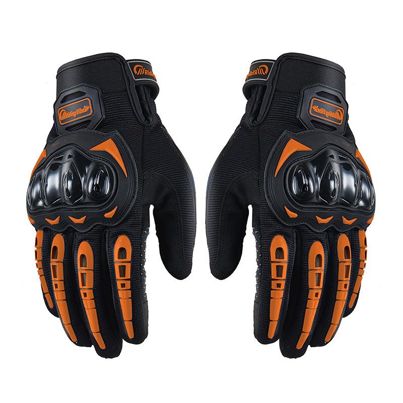 Touch screen outdoor riding off-road motorcycle gloves