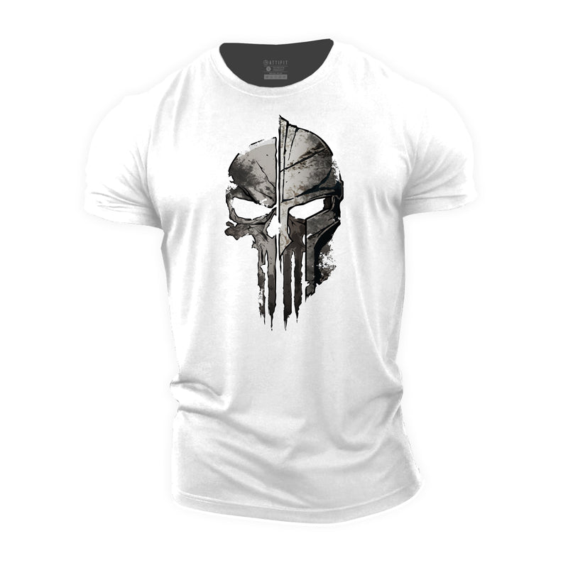 Spartan Skull Cotton T-Shirt