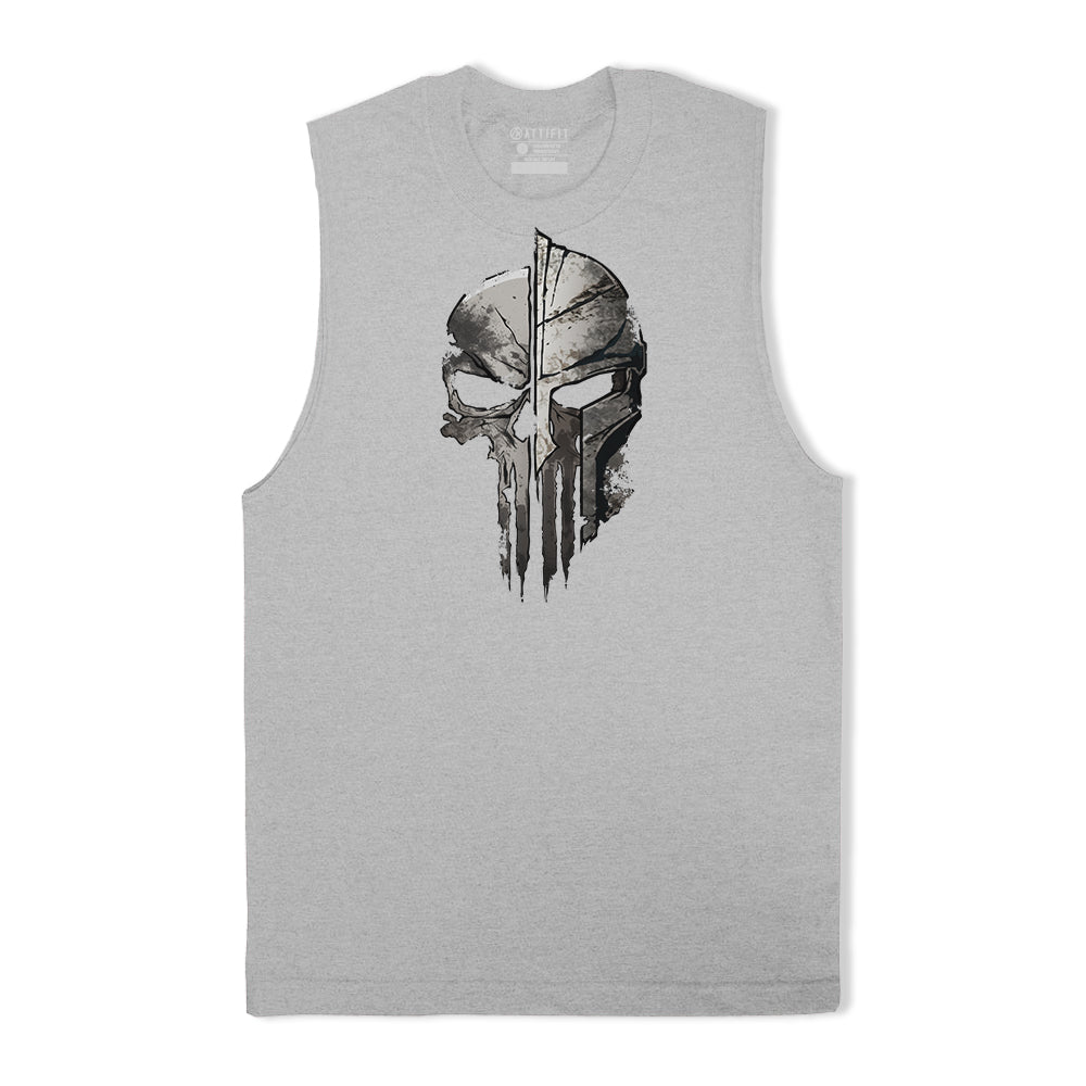 Skeleton Spartan Tank Top