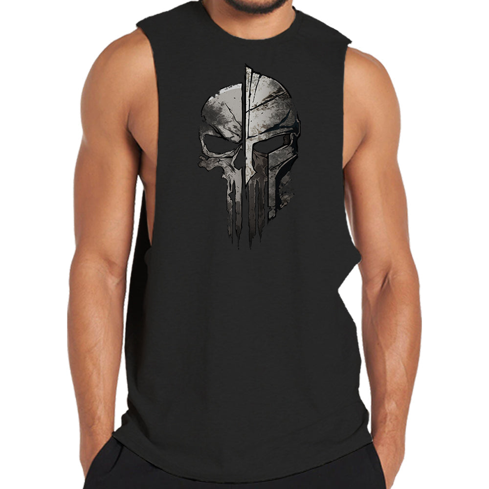 Skeleton Spartan Tank Top